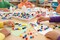 Mini Craft Pom Poms 1/2" Assorted Colors – 100 Pack for Kids Art, School Projects & DIY Crafts